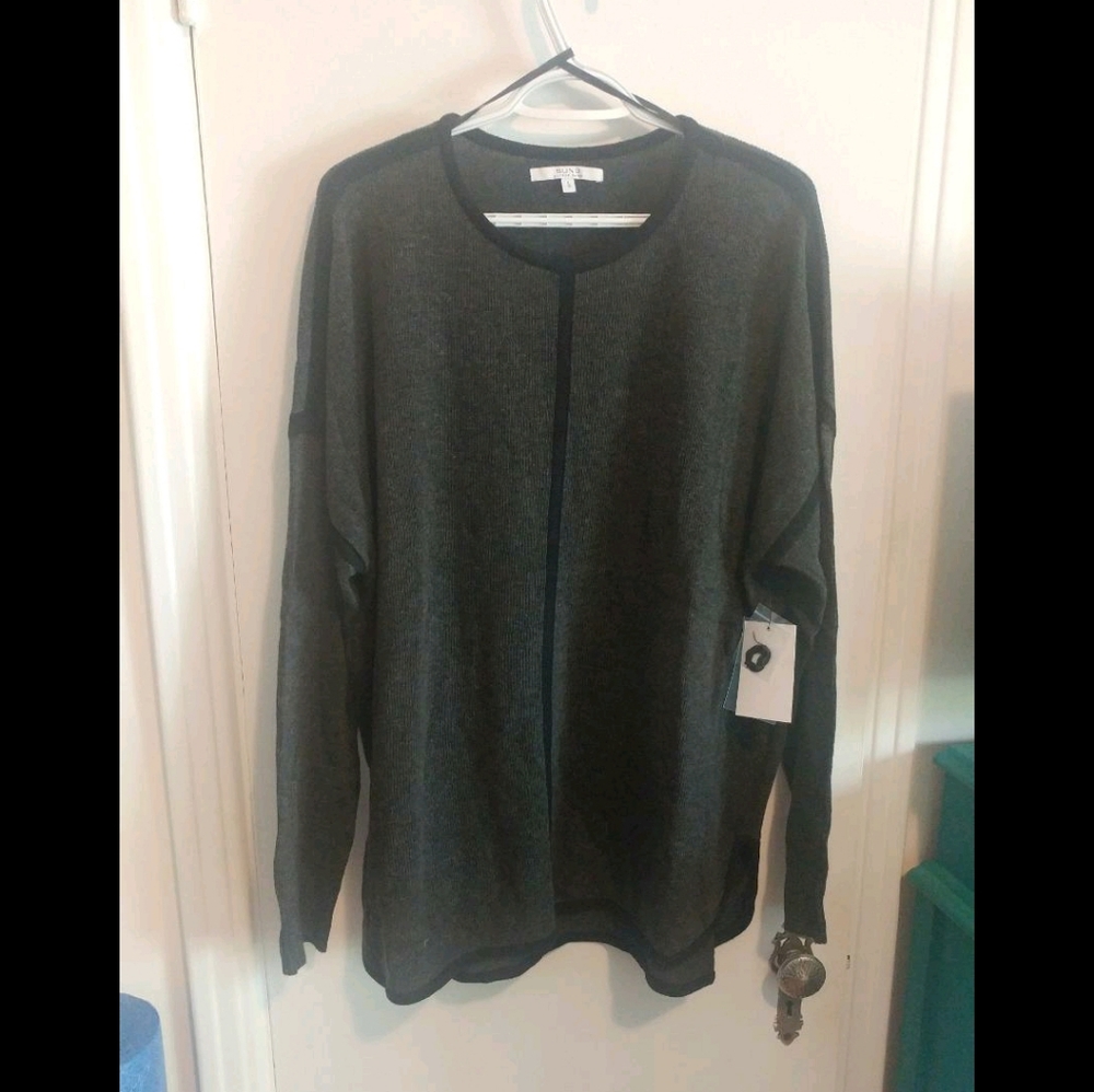 COPY - New Alfred Sung oversized knit grey sweater